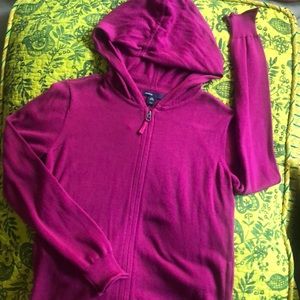 NEW Gap Zip Front Hooded Sweater (14-16) Girl